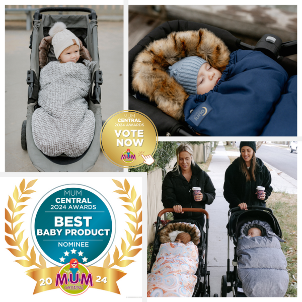 baby luno Nordic Footmuff Pram Liner - Native Wildlife