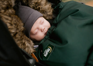baby luno Nordic Footmuff Pram Liner - Hunter Green