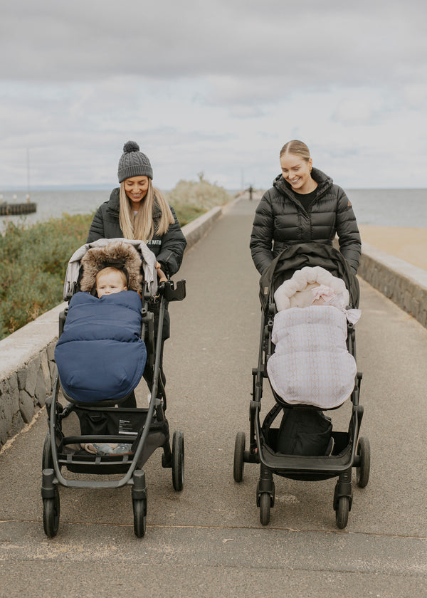 baby luno Nordic Footmuff Pram Liner - Deep Blue
