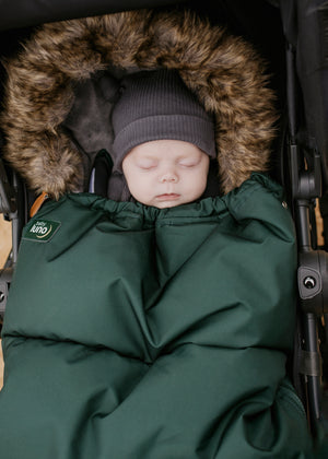 baby luno Nordic Footmuff Pram Liner - Hunter Green