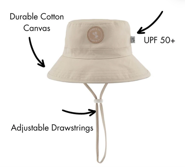 Kids Bucket Hat UPF50+ Blue (1-7 years)