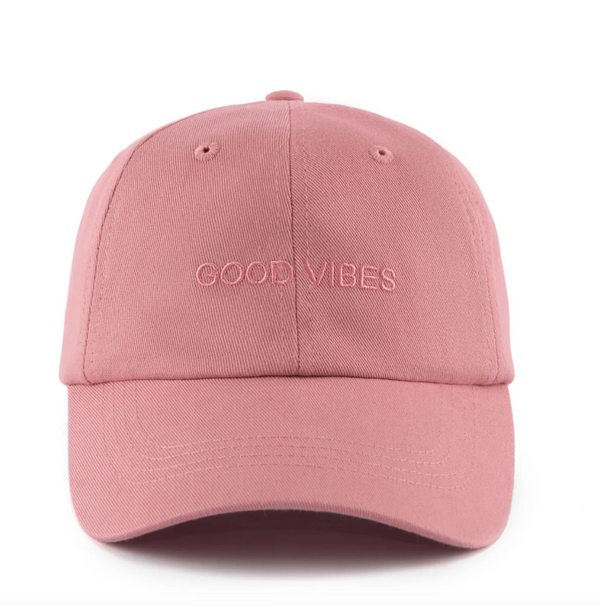 Good Vibes Cap - Dusty Rose (Baby-Adults)