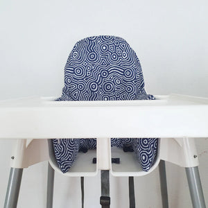 High Chair Cushion Cover - Water Dreaming