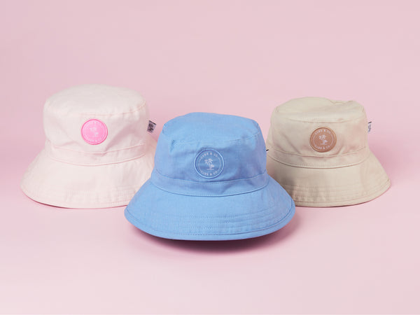Kids Bucket Hat UPF50+ Taupe (1-7 years)