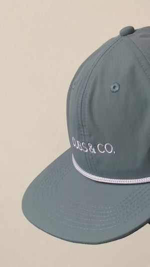 Snapback Hat - Quick Dry Nylon Blue (Kids-Adults)