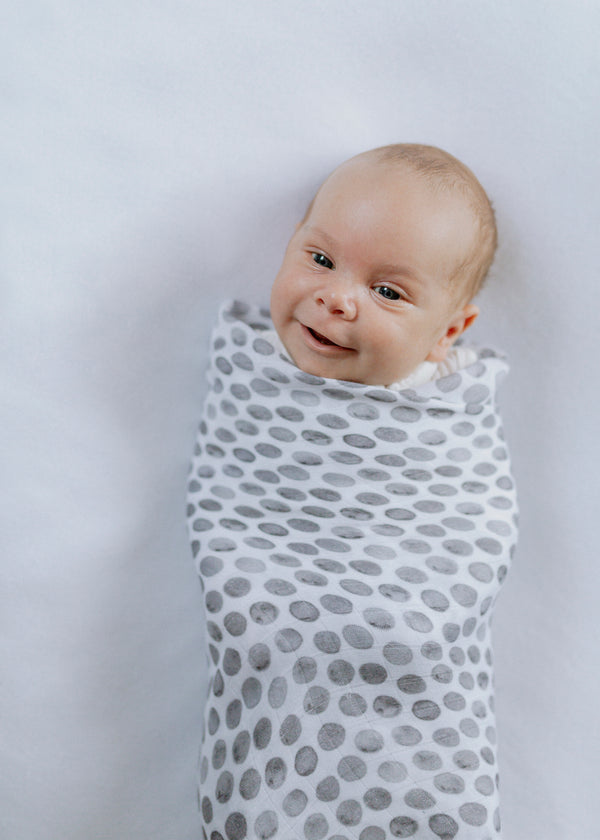 Essential Cotton Blanket - Raindrops