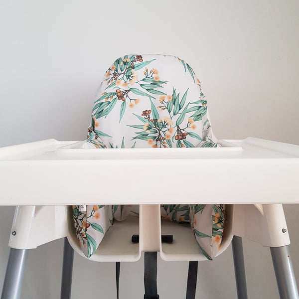 High Chair Cushion Cover - Eucalyptus