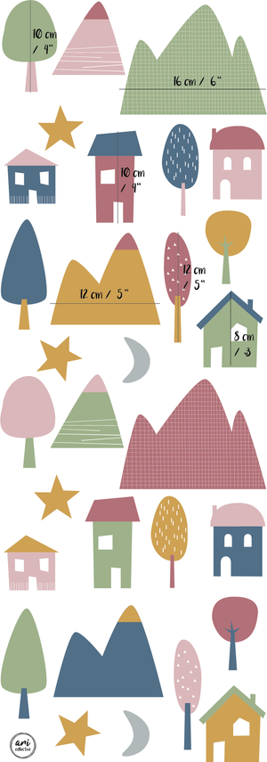 Fabric Wall Decals - Wilderness