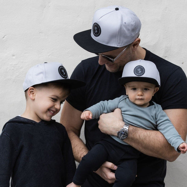 Snapback Hat - Signature Grey (Kids-Adults)