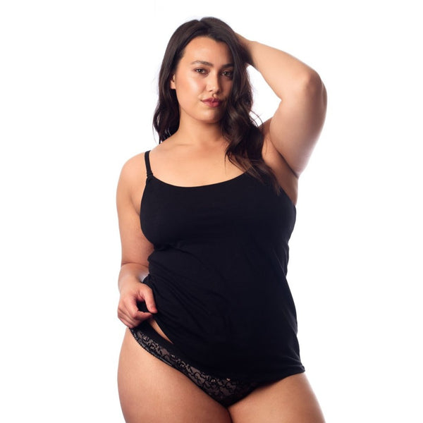 Nursing Singlet - My Everyday Camisole Hotmilk