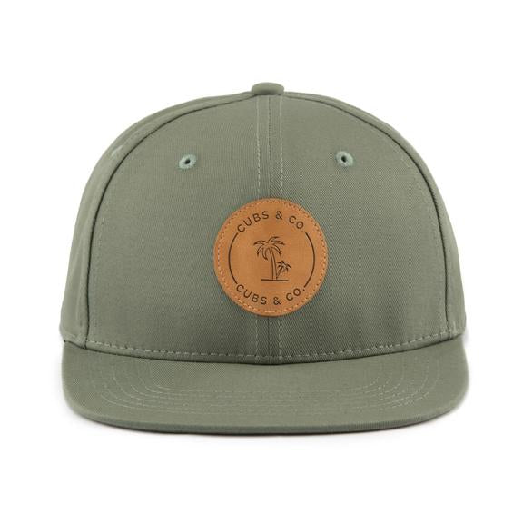Snapback Hat - Khaki (Kids-Adults)