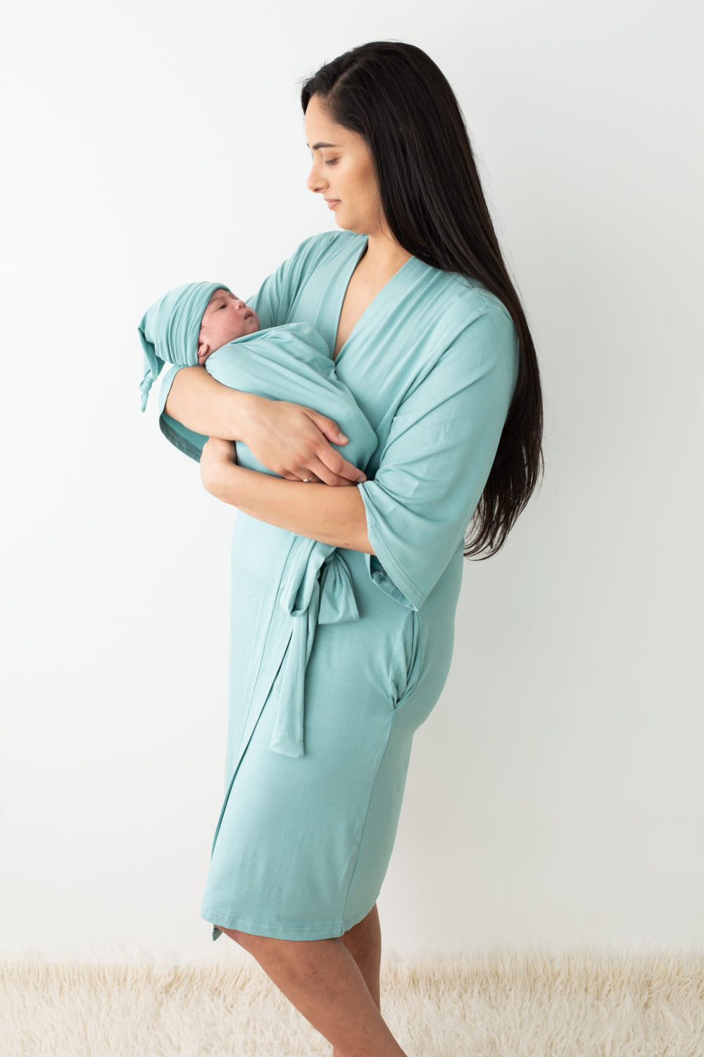 Mummy & Me Range 4-piece Bundle - Light Cyan