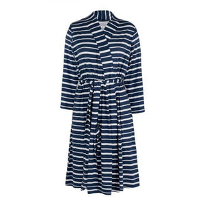 Mummy Robe Cardi - Blue Stripe - Baby Luno