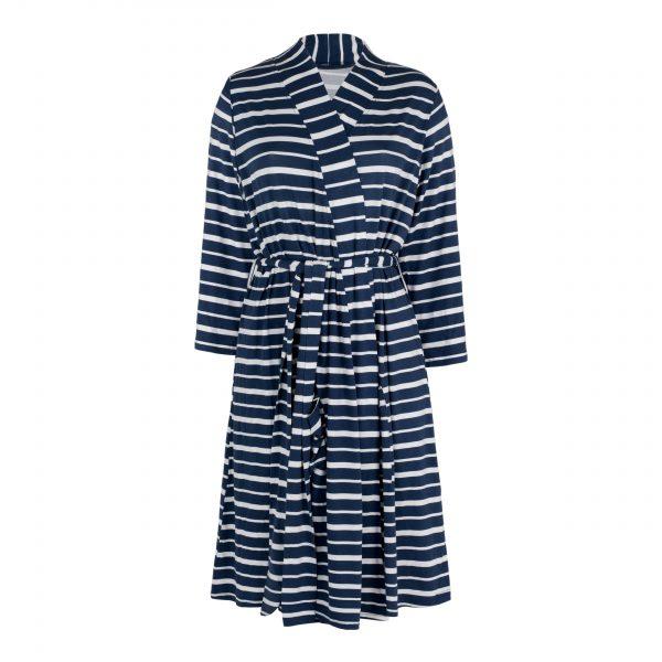 Mummy Robe Cardi - Blue Stripe - Baby Luno