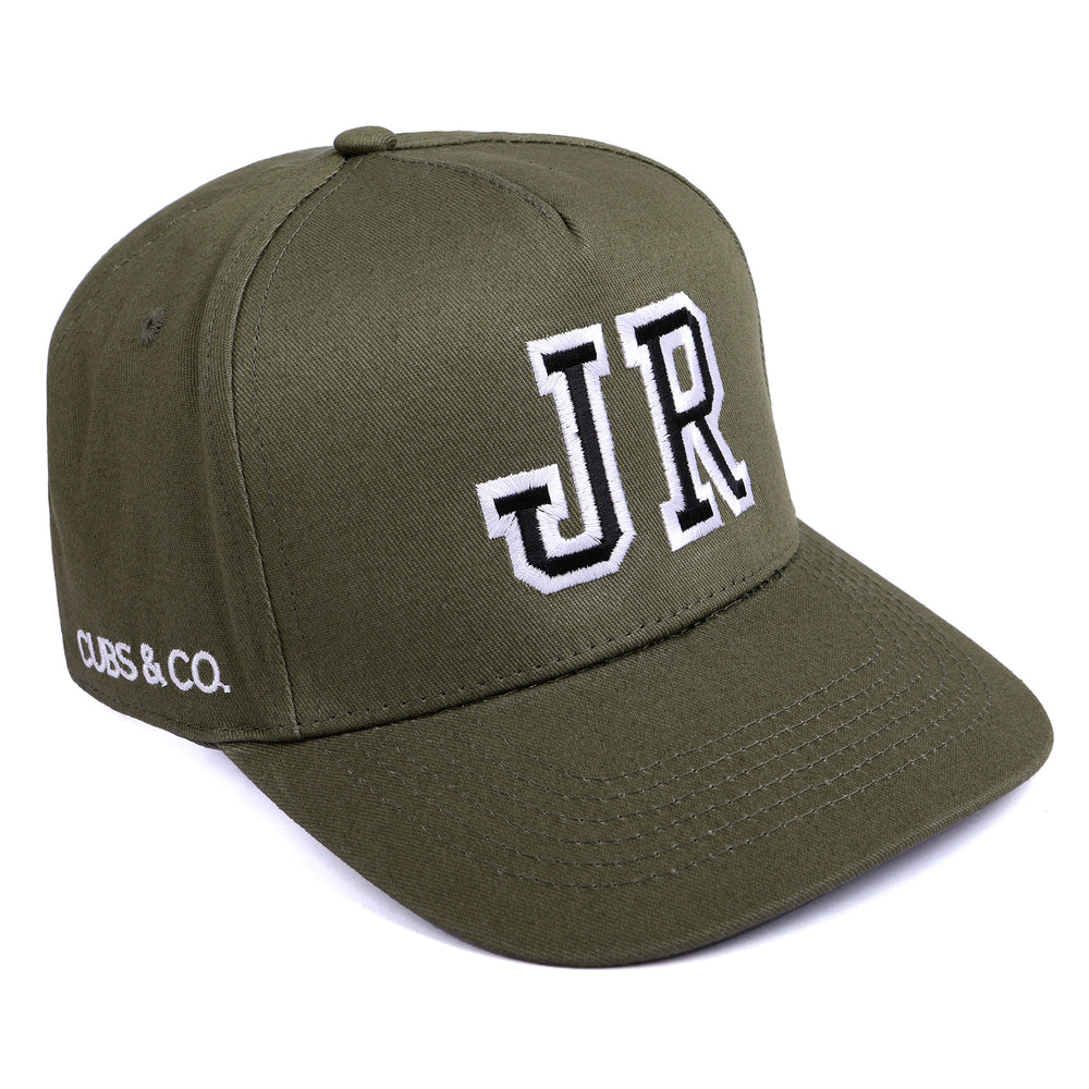 Snapback Hat - PERSONALISED (Kids-Adults) Olive