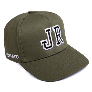 Snapback Hat - PERSONALISED (Kids-Adults) Olive