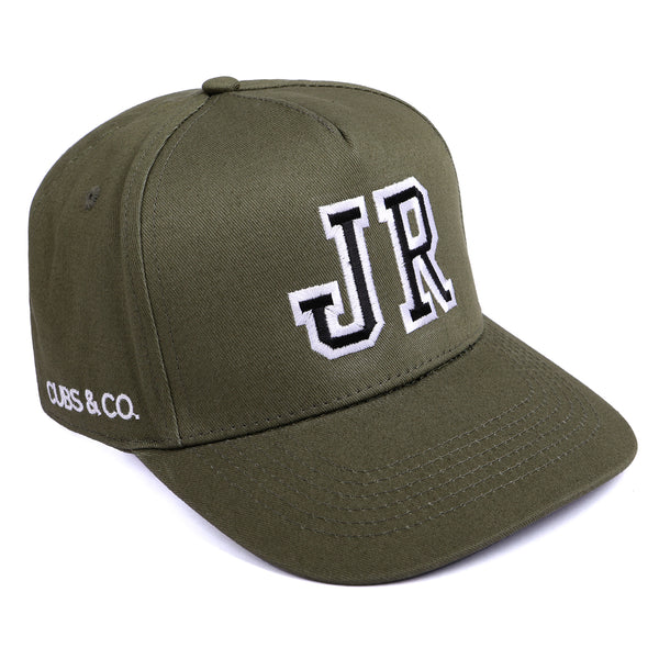 Snapback Hat - PERSONALISED (Kids-Adults) Olive