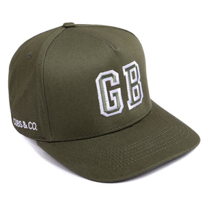 Snapback Hat - PERSONALISED (Kids-Adults) Olive