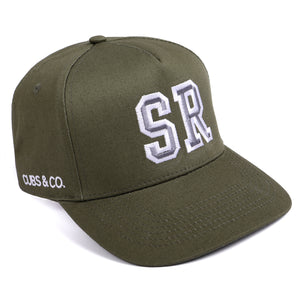Snapback Hat - PERSONALISED (Kids-Adults) Olive