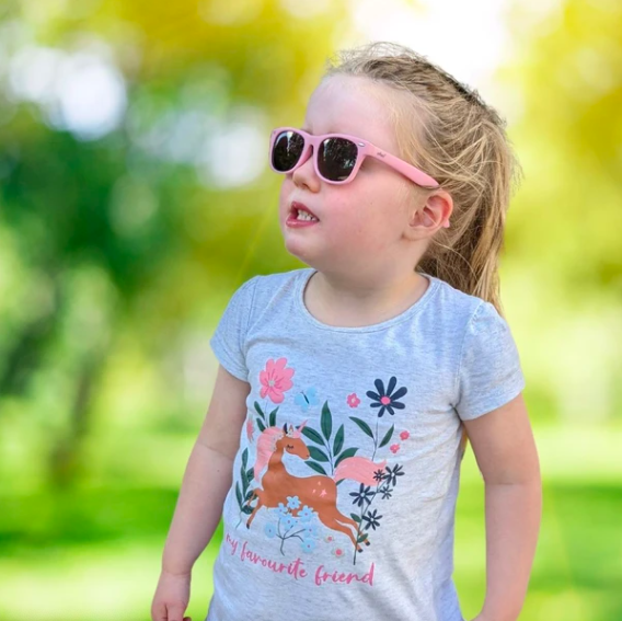 Kids Flex-Frame Sunglasses Polarized UV400 - Pink