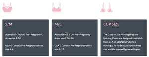 Yummy Maternity Bamboo Nursing Bra - White