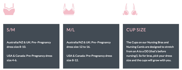 Yummy Maternity Bamboo Nursing Bra - Grey