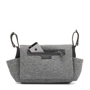 Universal Pram Organiser Storksak Scuba Luxe - Grey Marl - Baby Luno