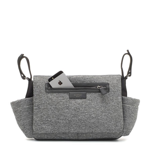 Universal Pram Organiser Storksak Scuba Luxe - Grey Marl - Baby Luno