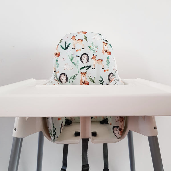 High Chair Cushion Cover - Woodland Animals