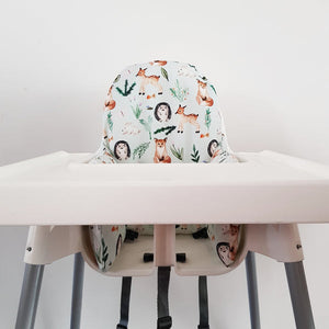 High Chair Cushion Cover - Woodland Animals
