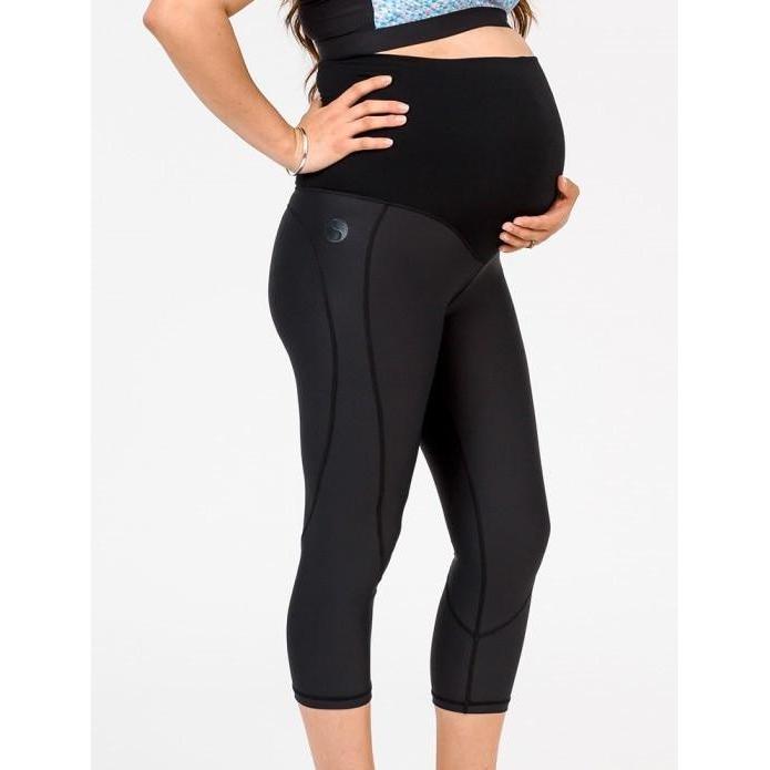 Maternity Leggings - Cadenshae 3/4 Pregnancy & Postpartum - Baby Luno