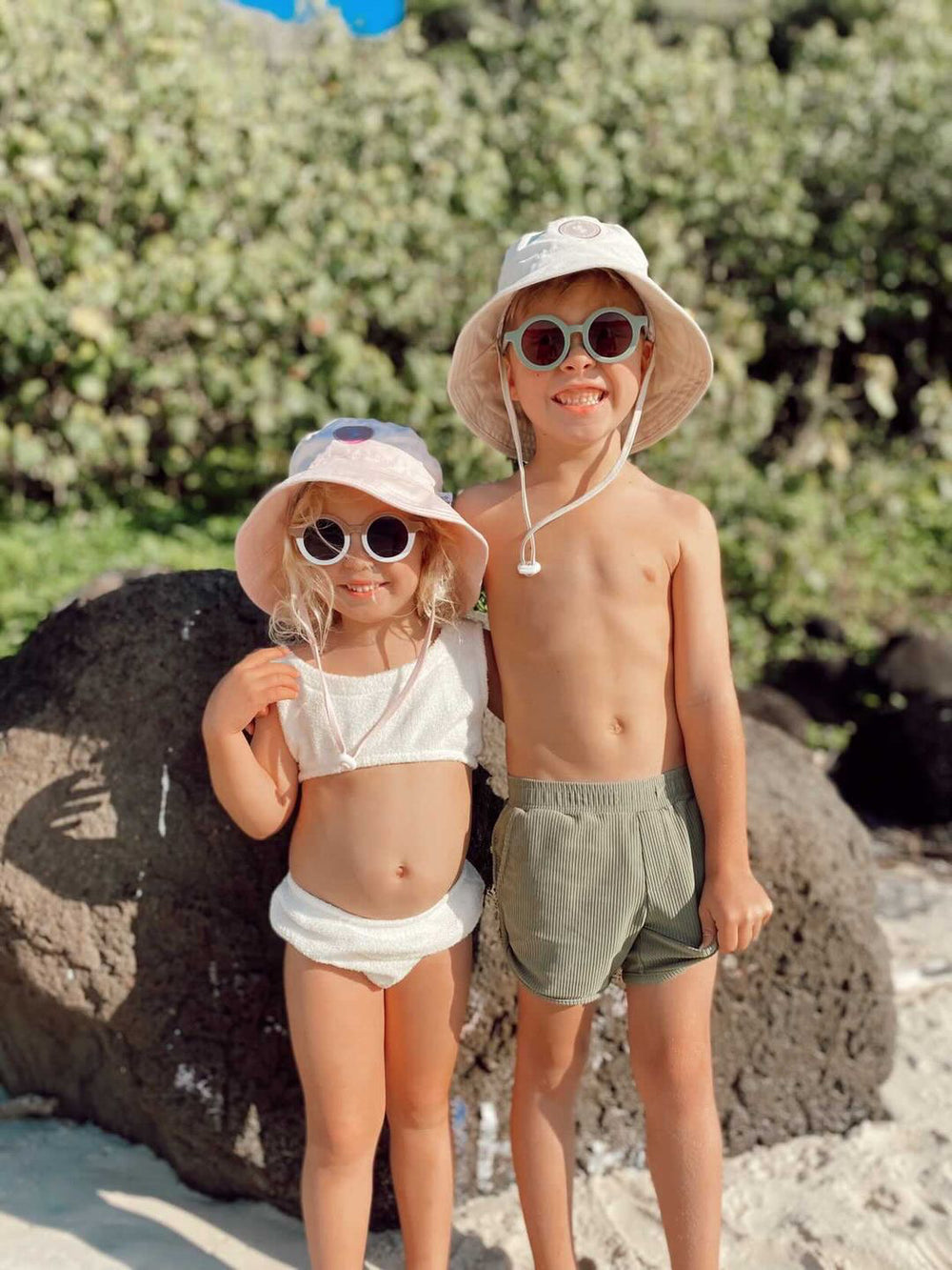 Kids Bucket Hat UPF50+ Pink (1-7 years)