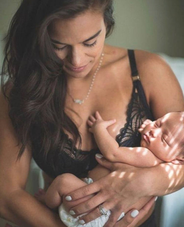 Nursing Bra - Warrior Plunge Flexiwire Hotmilk