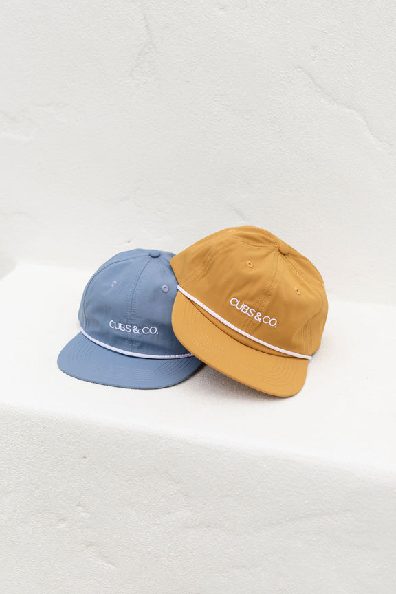 Snapback Hat - Quick Dry Nylon Yellow (Kids-Adults)